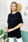 155256 Oversize Baskisiz Duz Tshirt